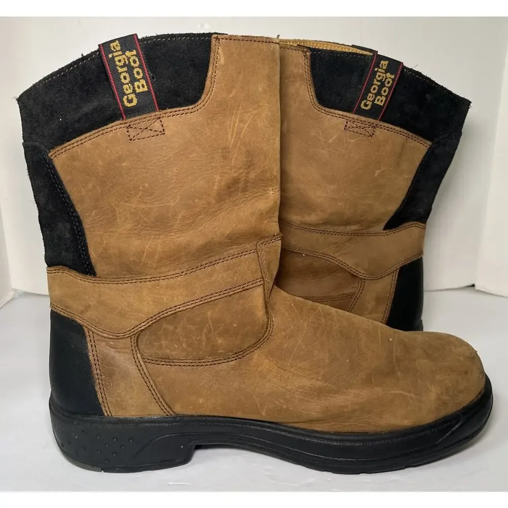 Georgia FLXpoint Waterproof Composite Toe Men’s Work Boots 15M Brown